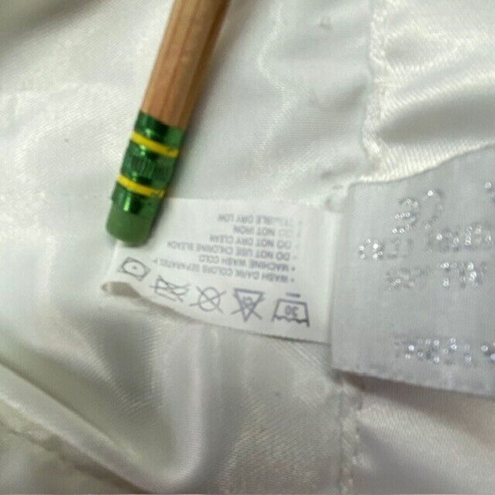 Bearington Baby Teddy Bear Plush Large Lovey Security Blanket White Embroidered - Picture 9 of 12